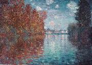 Claude Monet Autumn at Argenteuil oil painting picture wholesale